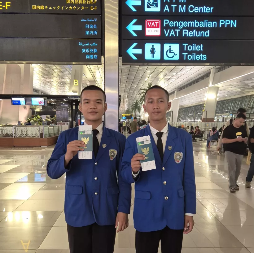 Keberangkatan ke Jepang